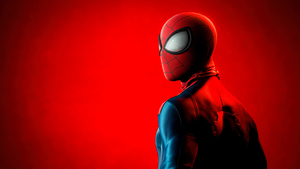 Spider-Man, Red aesthetic, Marvel Superheroes, Red background, Marvel Comics, Spiderman, 4K wallpaper