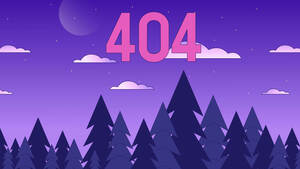 404 Error, Purple aesthetic, Purple sky, Landscape, 404 not found, Night sky, Coder, 4K wallpaper