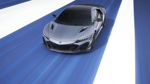 Acura NSX Type S, Electric Sports cars, Blue background, 2022, 4K wallpaper