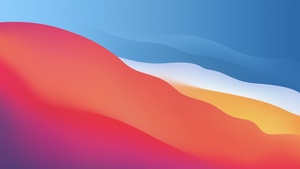 macOS Big Sur, Colorful, Waves, Smooth, Stock, Apple, Aesthetic, 4K wallpaper