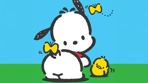 Pochacco, Cute cartoon, 4K wallpaper