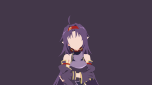 Sword Art Online, SAO, Purple background, Minimalist, Simple, 4K wallpaper