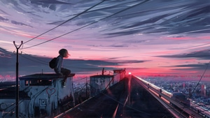 Anime Girl, Anime, Artist, Artwork, Digital Art, Artstation, 4K wallpaper